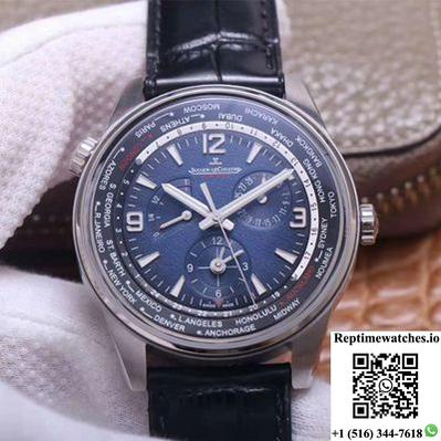 Jaeger Lecoultre Polaris Geographic Wt 904847Z Zf Factory Blue Black Gradient Dial-Rep Time Watches