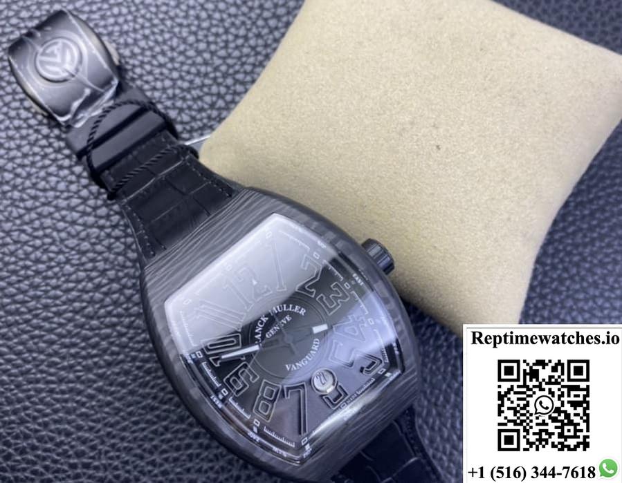 Franck Muller Men’S Collection V45 Ch Sc Carbon Abf Factory Carbon Fiber Case-Rep Time Watches