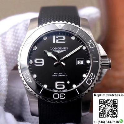 Longines Concas L3.781.4.56.9 Zf Factory Black Dial-Rep Time Watches