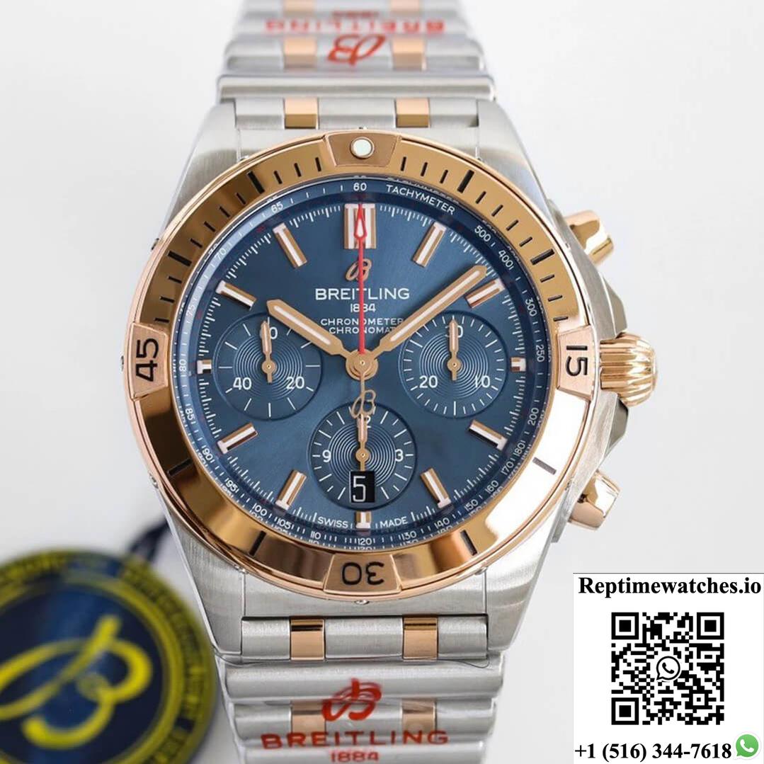 Breitling Chronomat Ub0134101C1U1 Gf Factory Rose Gold-Rep Time Watches