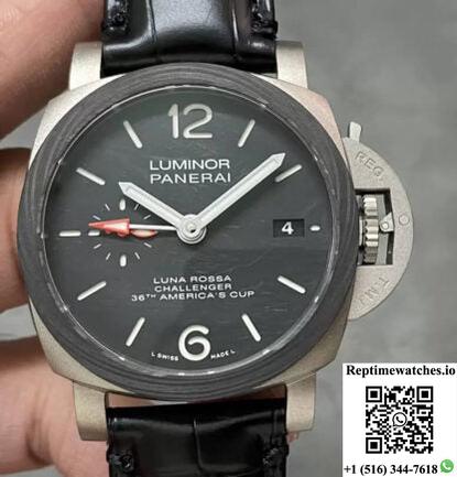 Panerai Luminor Pam01096 Vs Factory Black Dial-Rep Time Watches