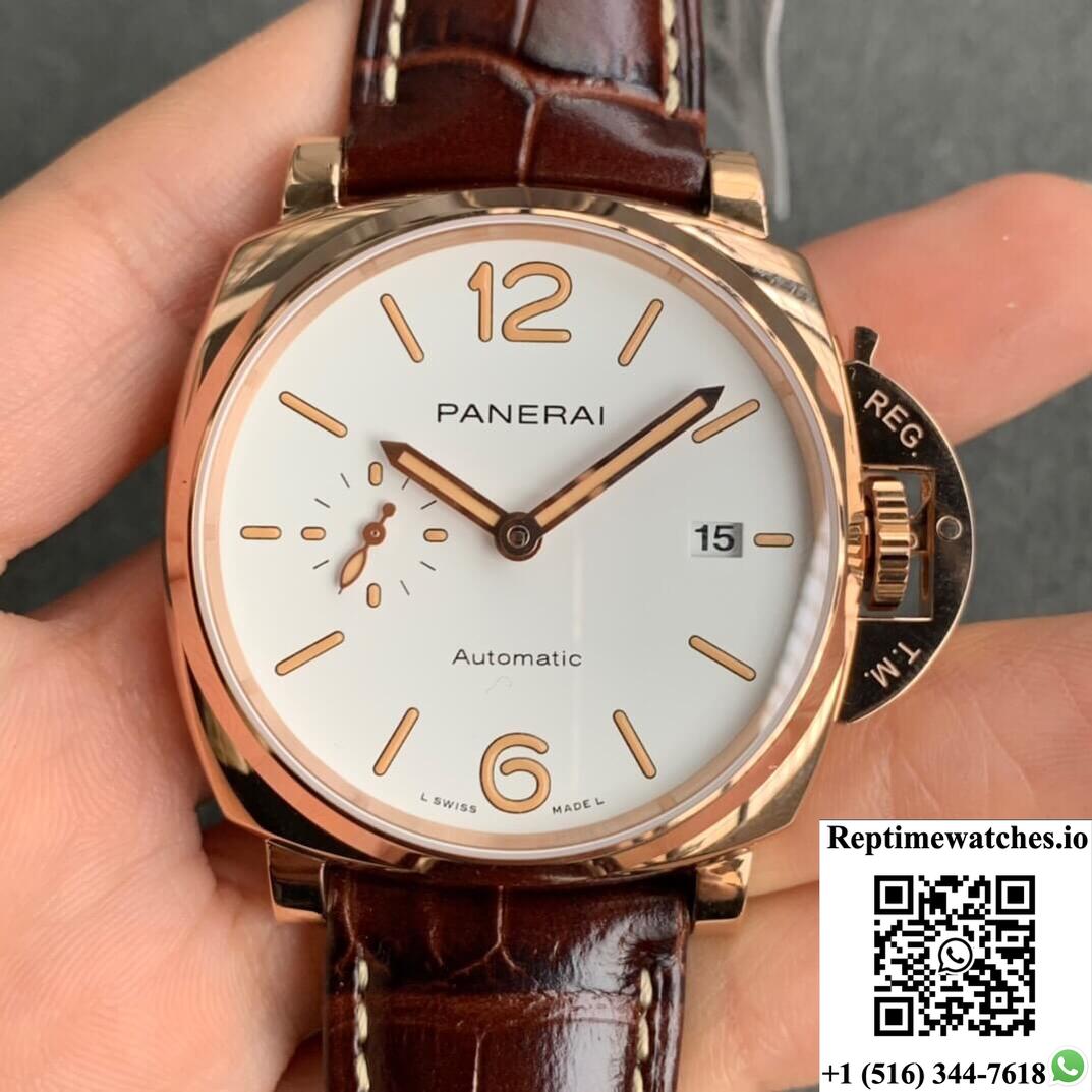 Panerai Luminor Pam01042 Vs Factory White Dial-Rep Time Watches