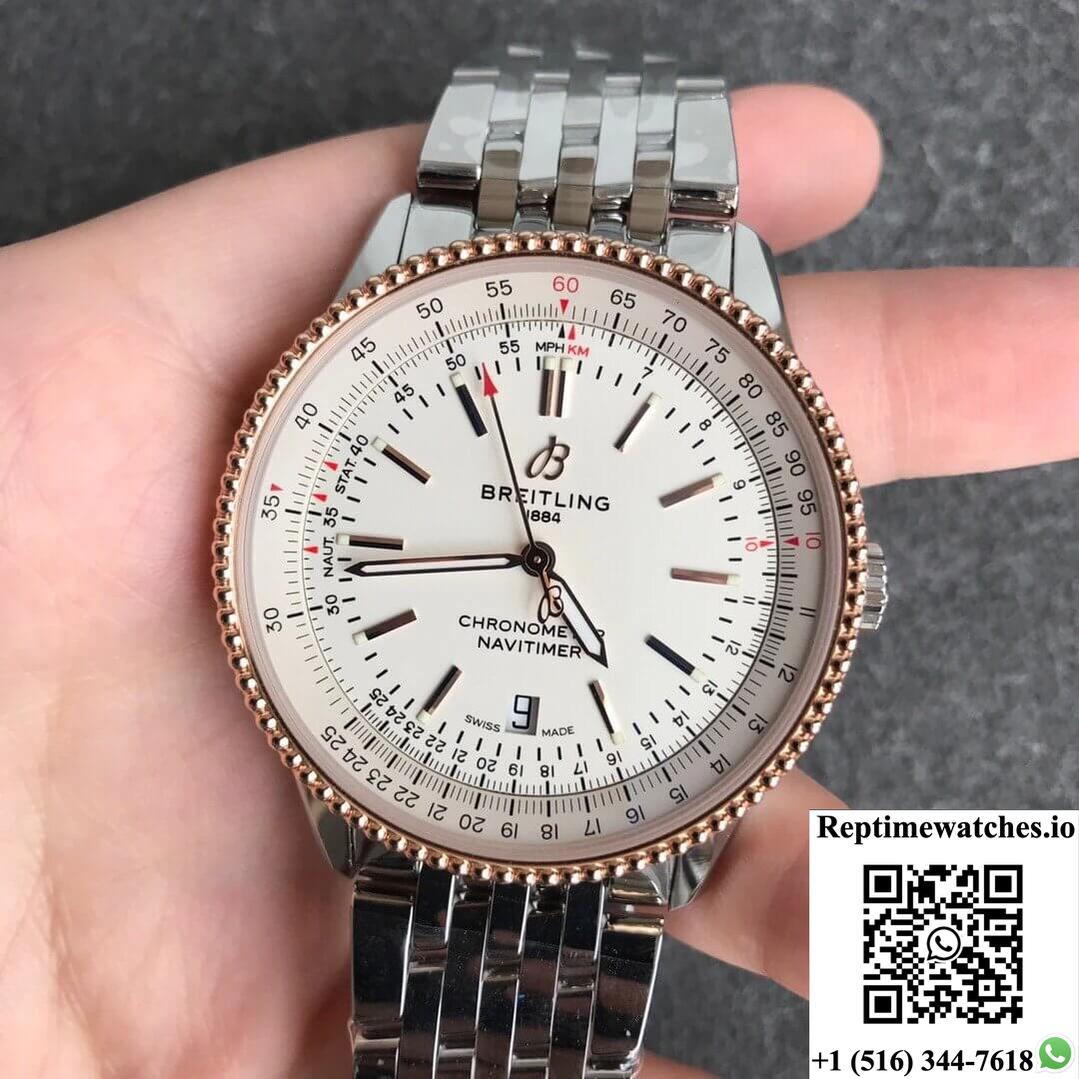 Breitling Navitimer 1 U17326211G1A1 V7 Factory White Dial-Rep Time Watches