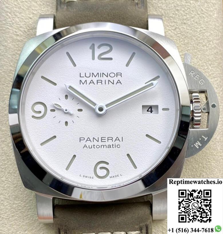 Panerai Luminor Pam01314 Vs Factory White Dial-Rep Time Watches