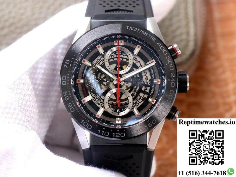 Tag Heuer Carrera Car2A1Z.Ft6044 Xf Factory Black Dial-Rep Time Watches
