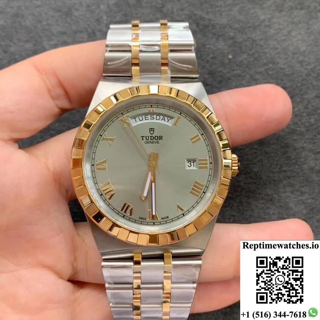 Tudor Royal M28603-0001 V7 Factory Stainless Steel-Rep Time Watches