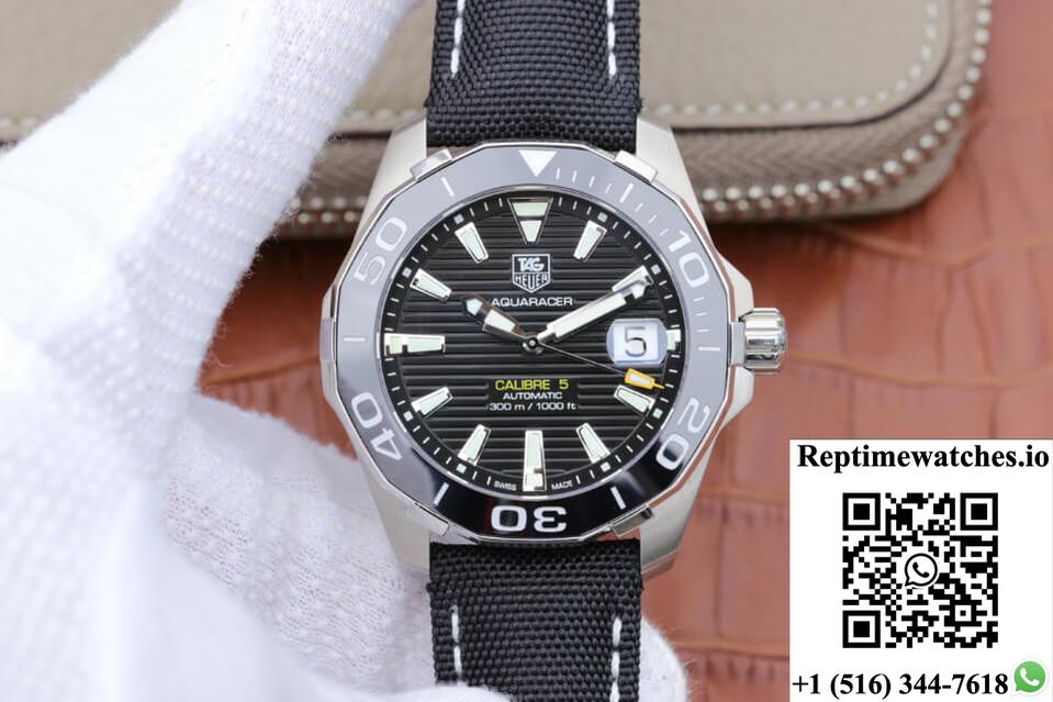 Tag Heuer Aquaracer 300M Way211A.Fc6362 V6 Factory Black Dial-Rep Time Watches