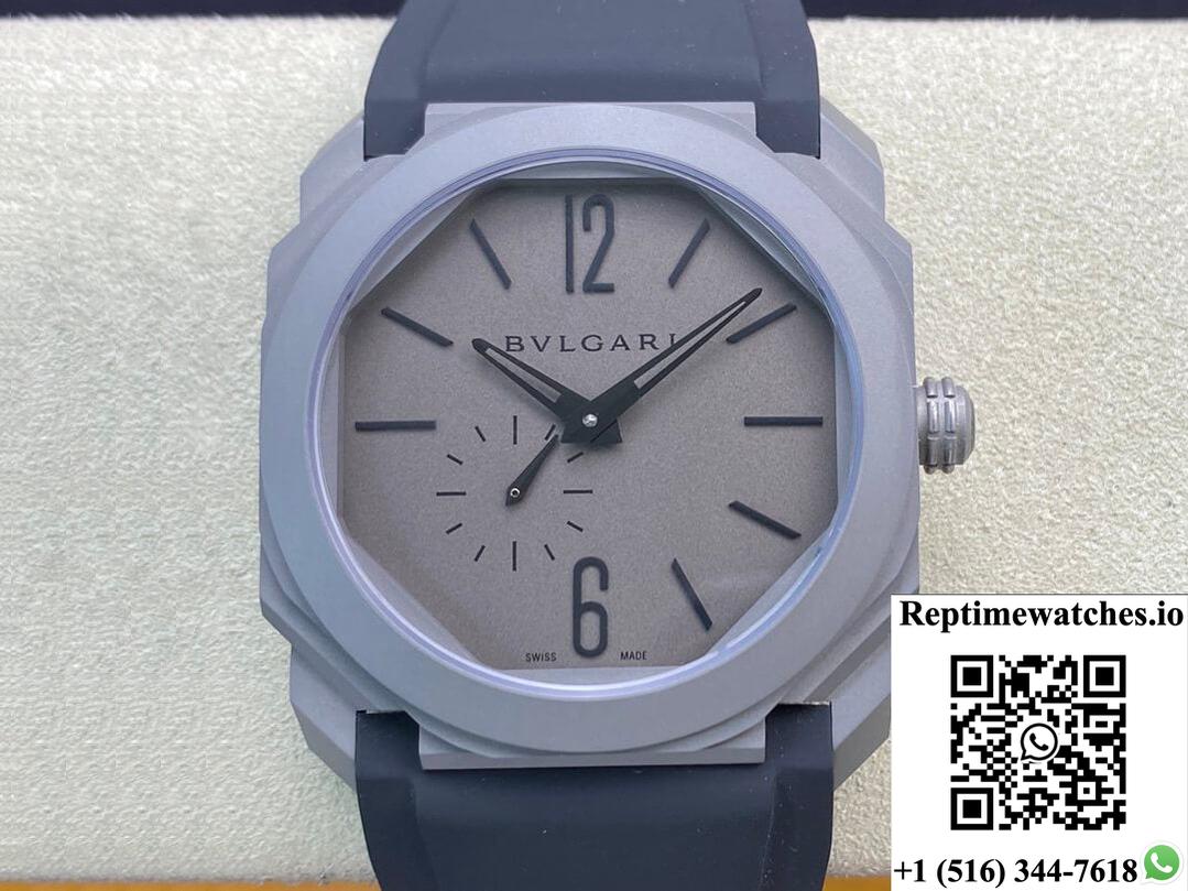 Bvlgari Octo Finissimo Bv Factory V2 Rubber Strap-Rep Time Watches