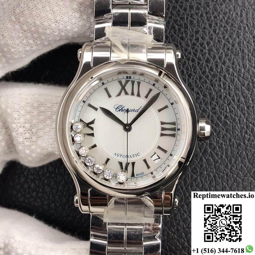 Chopard Happy Diamonds 278559-3002 Yf Factory Silver Dial-Rep Time Watches