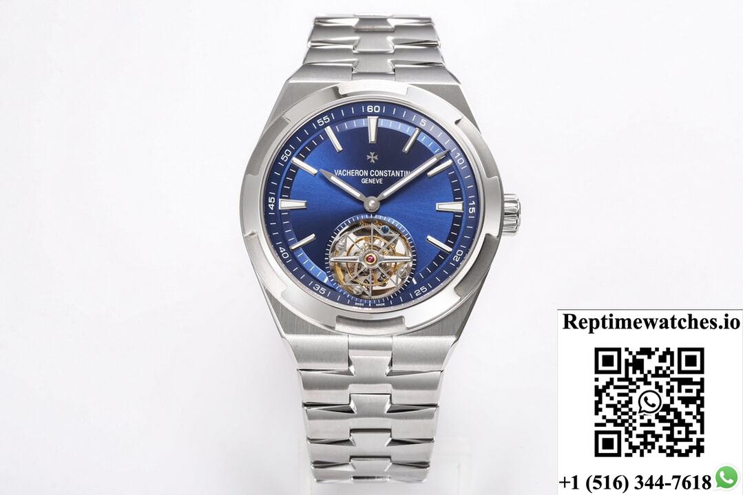 Vacheron Constantin Overseas Tourbillon 6000V/110A-B544 Bbr Factory Stainless Steel Strap-Rep Time Watches
