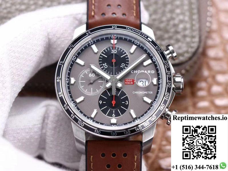 Chopard Classic Racing Mille Miglia Gts Chronograph 168571-3004 V7 Factory Gray Dial-Rep Time Watches