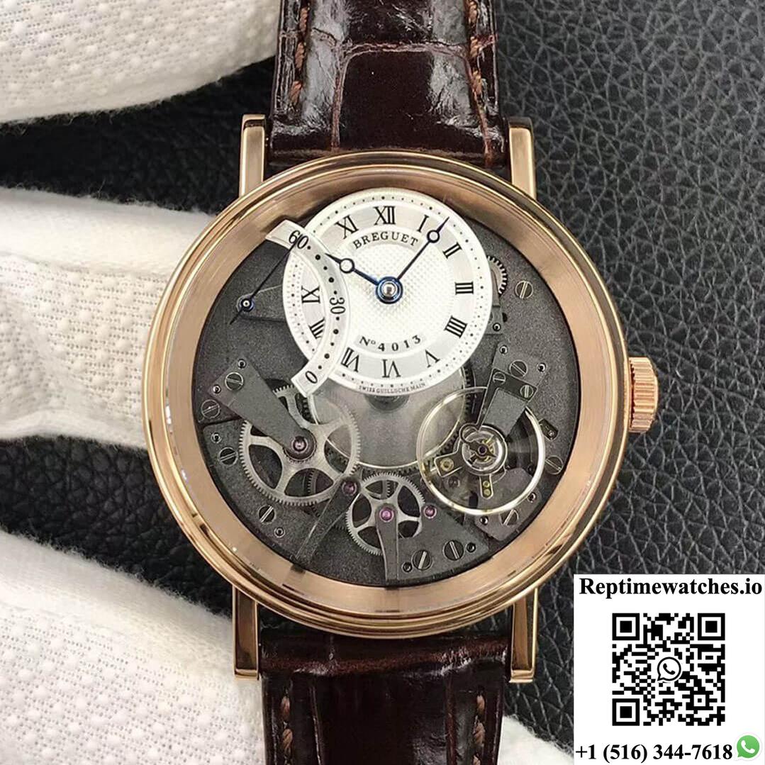 Breguet Tradition 7097Br/G1/9Wu Zf Factory 18K Rose Gold-Rep Time Watches