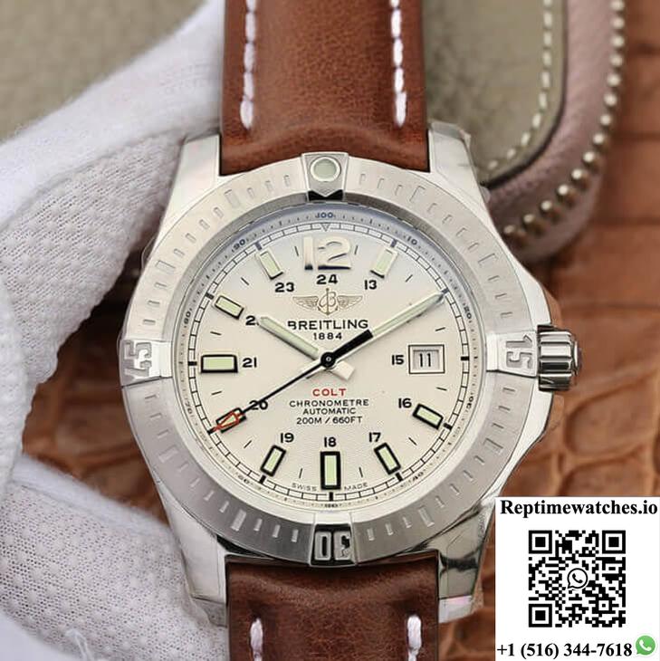Breitling Colt Automatic A1738811/G791/437X/A20Ba.1 Gf Factory Silver Dial-Rep Time Watches
