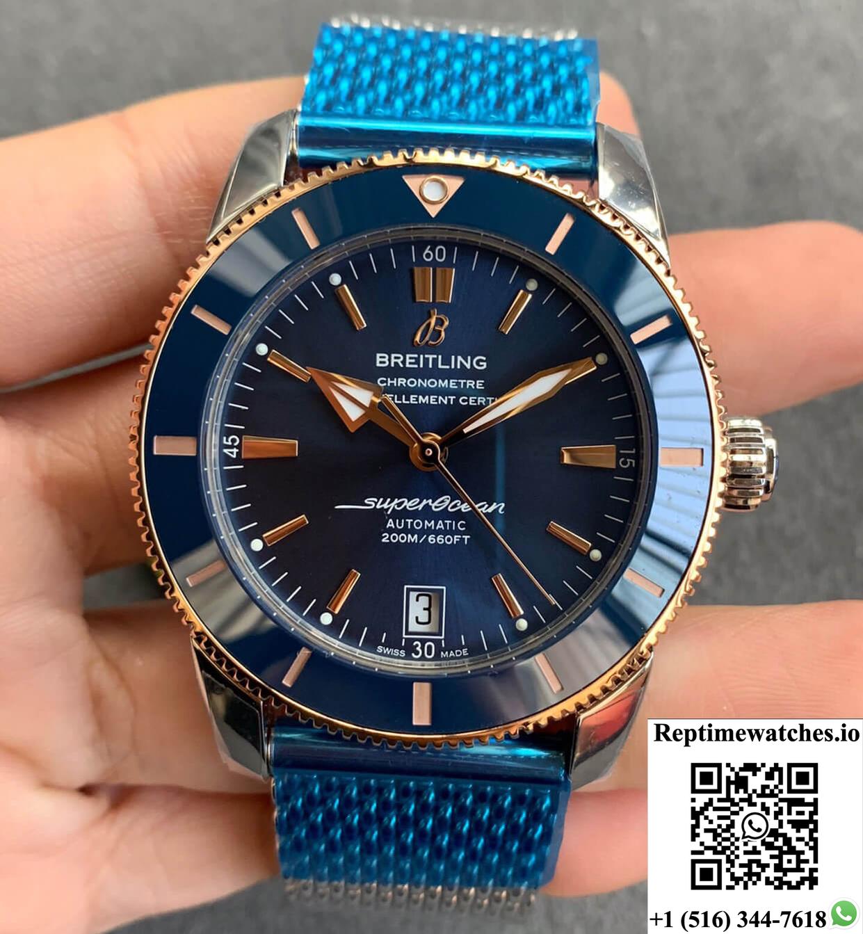 Breitling Superocean Heritage Ub2010161C1A1 Gf Factory Blue Dial-Rep Time Watches