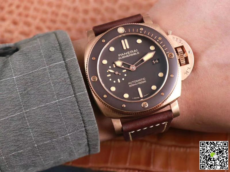 Panerai Submersible PAM00968 King of Bronze VS Factory Brown Dial