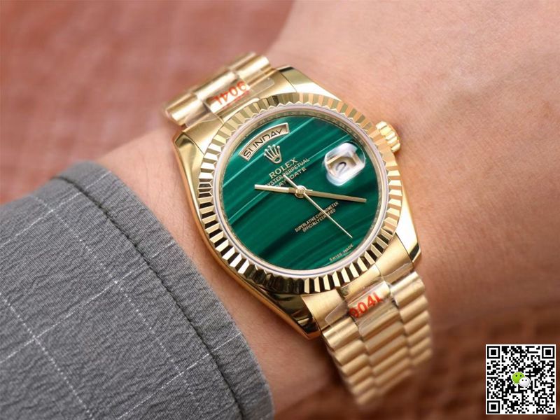 Rolex Day Date President 18238 Malachite Green Dial
