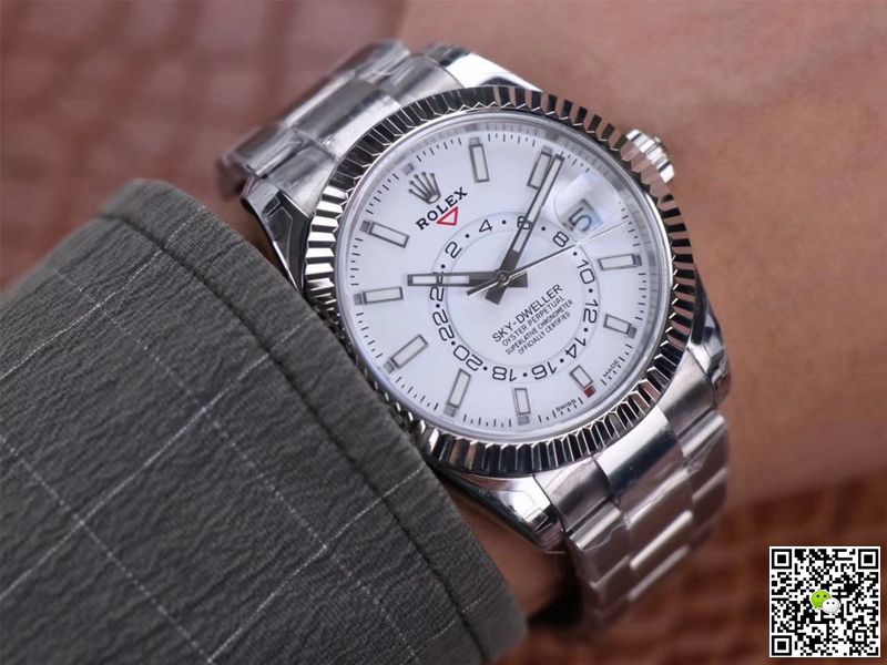 Rolex Sky Dweller M326934-0001 Noob Factory White Dial