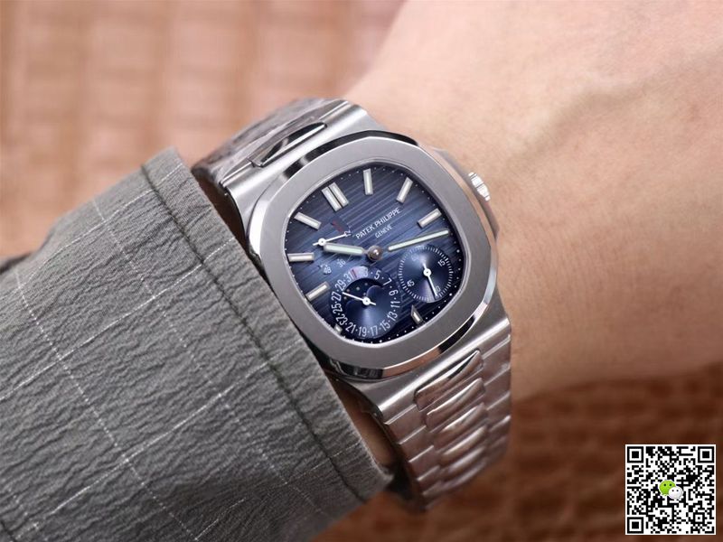Patek Philippe Nautilus 5712/1A-001 PF Factory Blue Dial Steel Strap