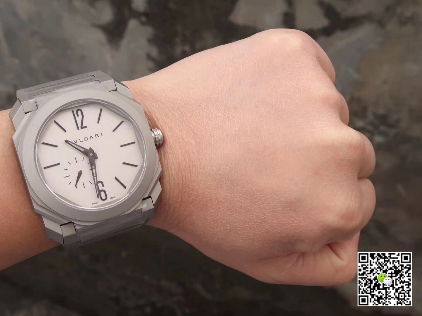 Bvlgari Octo Finissimo 103011 BV Factory Silver Gray Dial