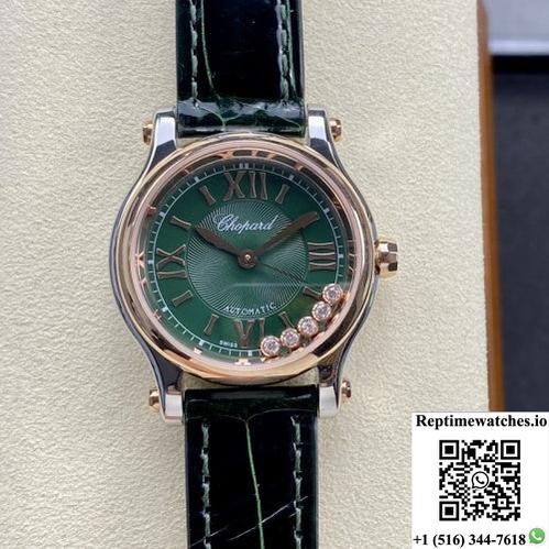 Chopard Happy Sport 278573-6032 Yf Factory Green Dial-Rep Time Watches