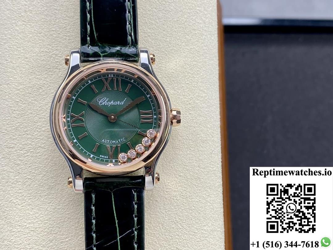 Chopard Happy Sport 278573-6032 Yf Factory Green Dial-Rep Time Watches