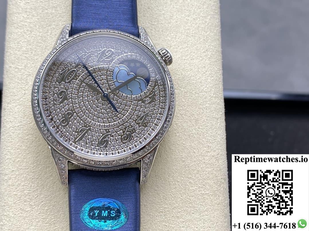 Vacheron Constantin Égérie 8006F-000G-B499 Yms Factory Diamond Dial-Rep Time Watches