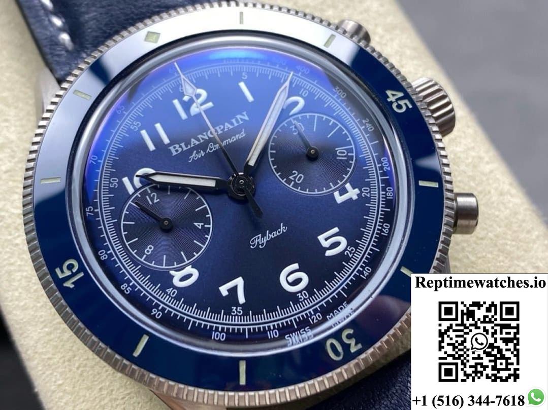 Blancpain Air Commander Ac02-12B40-63B Tw Factory Blue Dial-Rep Time Watches