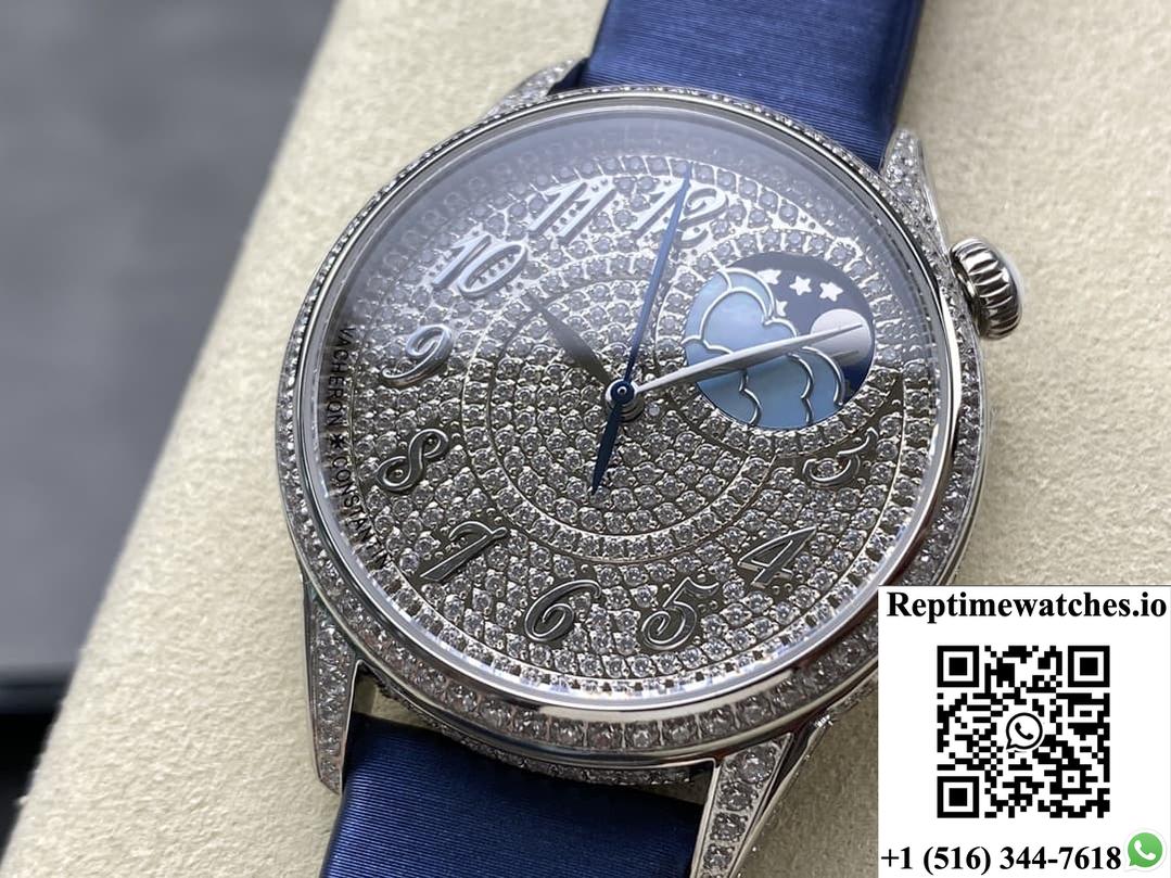 Vacheron Constantin Égérie 8006F-000G-B499 Yms Factory Diamond Dial-Rep Time Watches