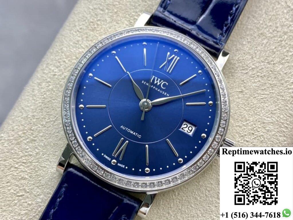 IWC PORTOFINO IW458111 V7 FACTORY DIAMOND BEZEL