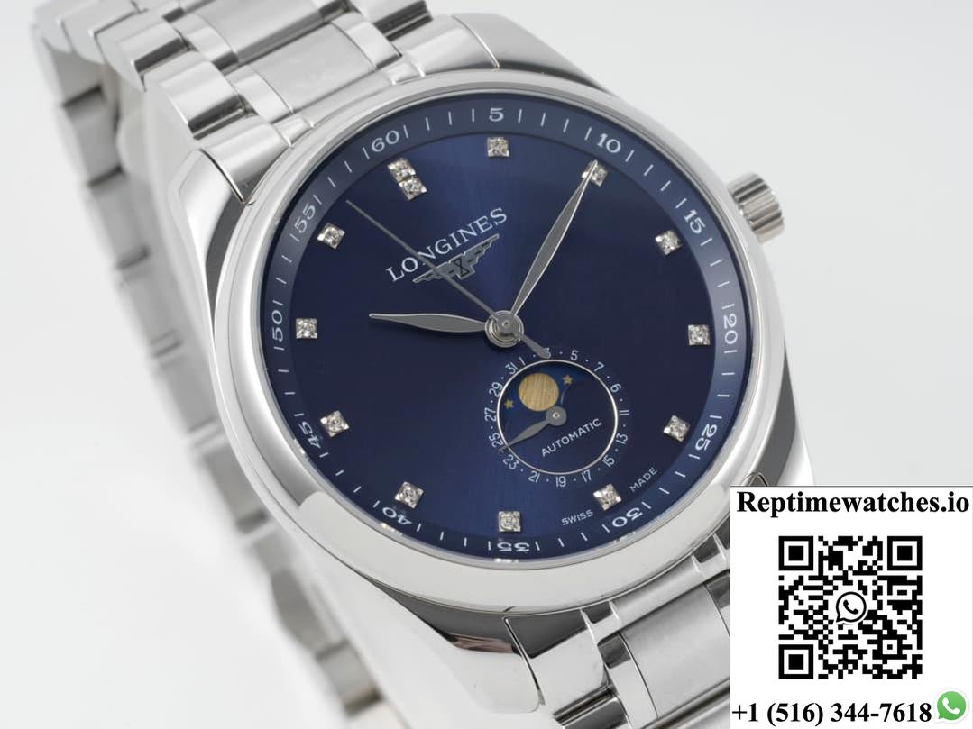Longines Master Collection L2.919.4.97.6 Aps Factory Blue Dial-Rep Time Watches