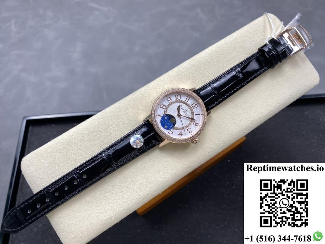 Jaeger-Lecoultre Rendez-Vous 357243J Omf Factory Diamond Bezel-Rep Time Watches