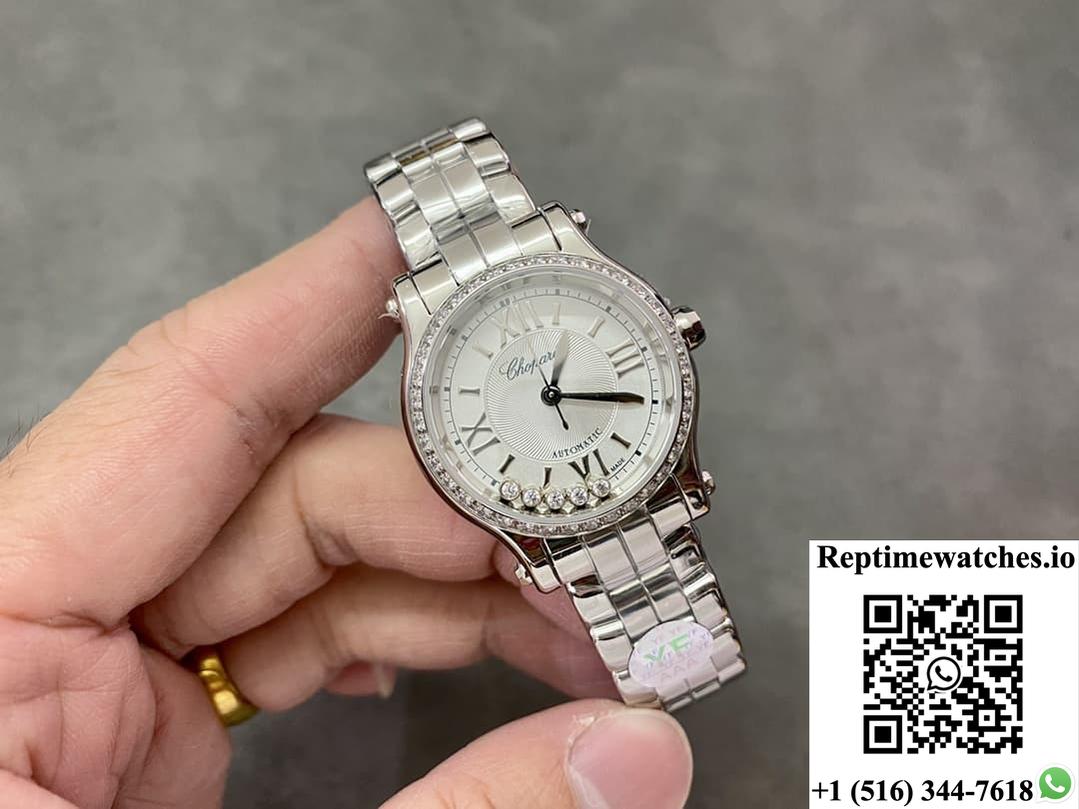 Chopard Happy Sport 278608-3004 Diamond Bezel-Rep Time Watches