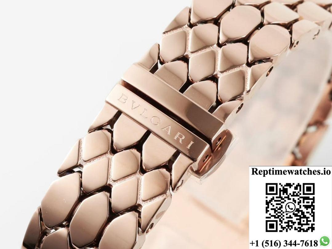 Bvlgari Serpenti 103453 Bv Factory Rose Gold Color Case-Rep Time Watches