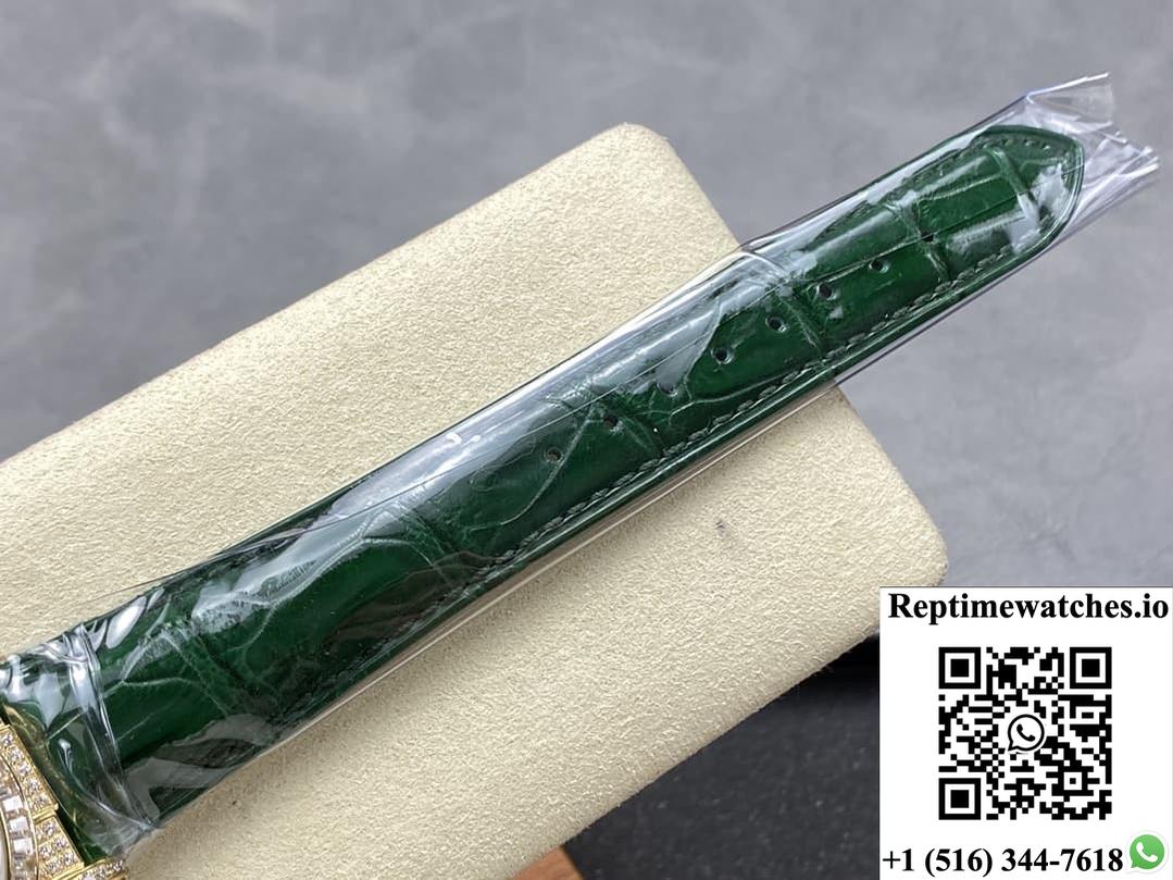 Rolex Oyster Perpetual 128455TBR 8+ Factory Diamond Bezel