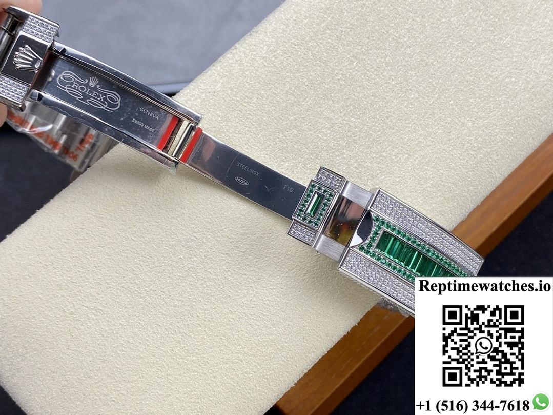 Rolex GMT Master 116769TBR-74780B AMG factory diamond bezel