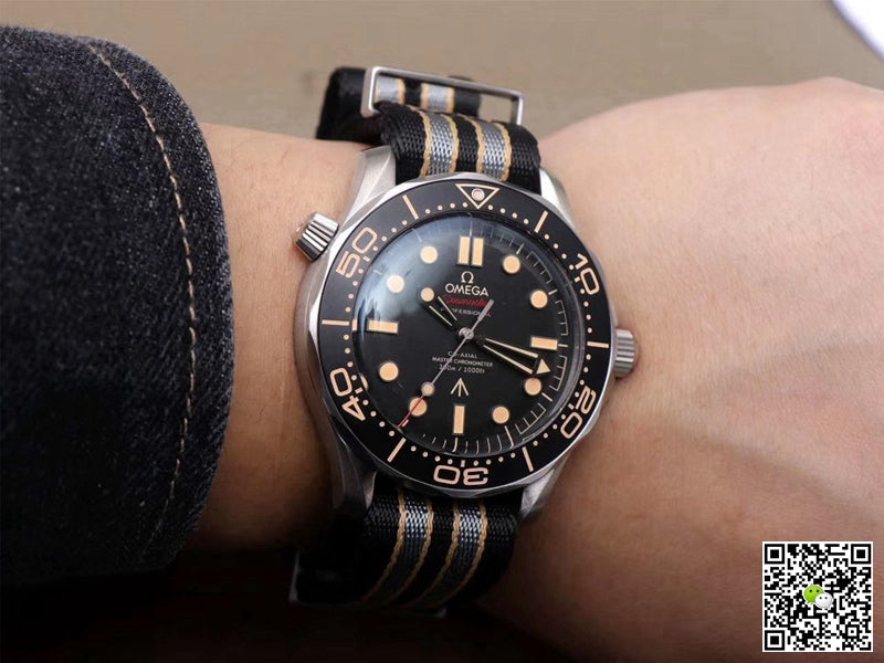 Omega Seamaster 210.92.42.20.01.001 James Bond 007 VS Factory Black Dial