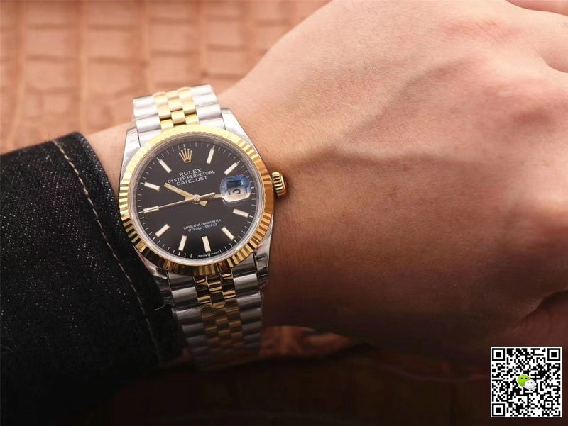 Rolex Datejust 126233 EW Factory Black Dial