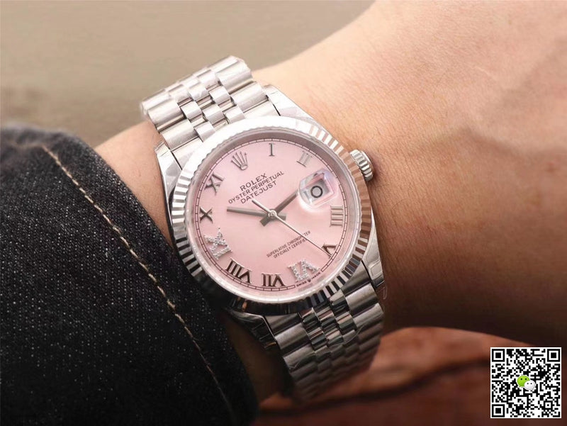 Rolex Datejust M126234-0031 EW Factory Pink Dial