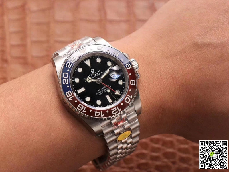 Rolex GMT Master II 126710BLRO-0001 Noob Factory Black Dial