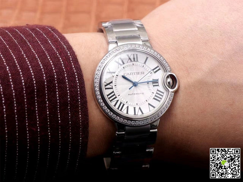 Cartier Ballon Bleu W4BB0017 V6 Factory White Dial