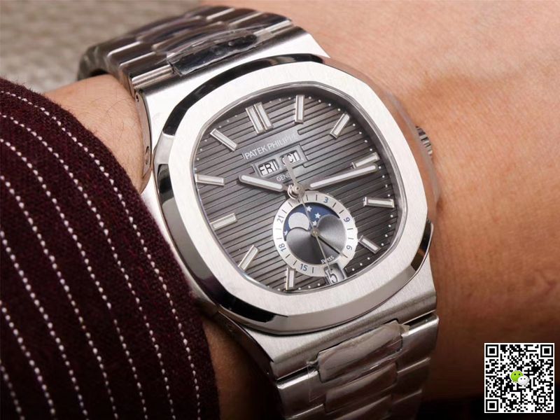 PF Factory Patek Philippe Nautilus 5726/1A-001 Moonphase Gray Dial