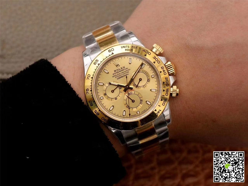 Rolex Daytona Cosmograph m116503-0003 Noob Factory Gold Dial
