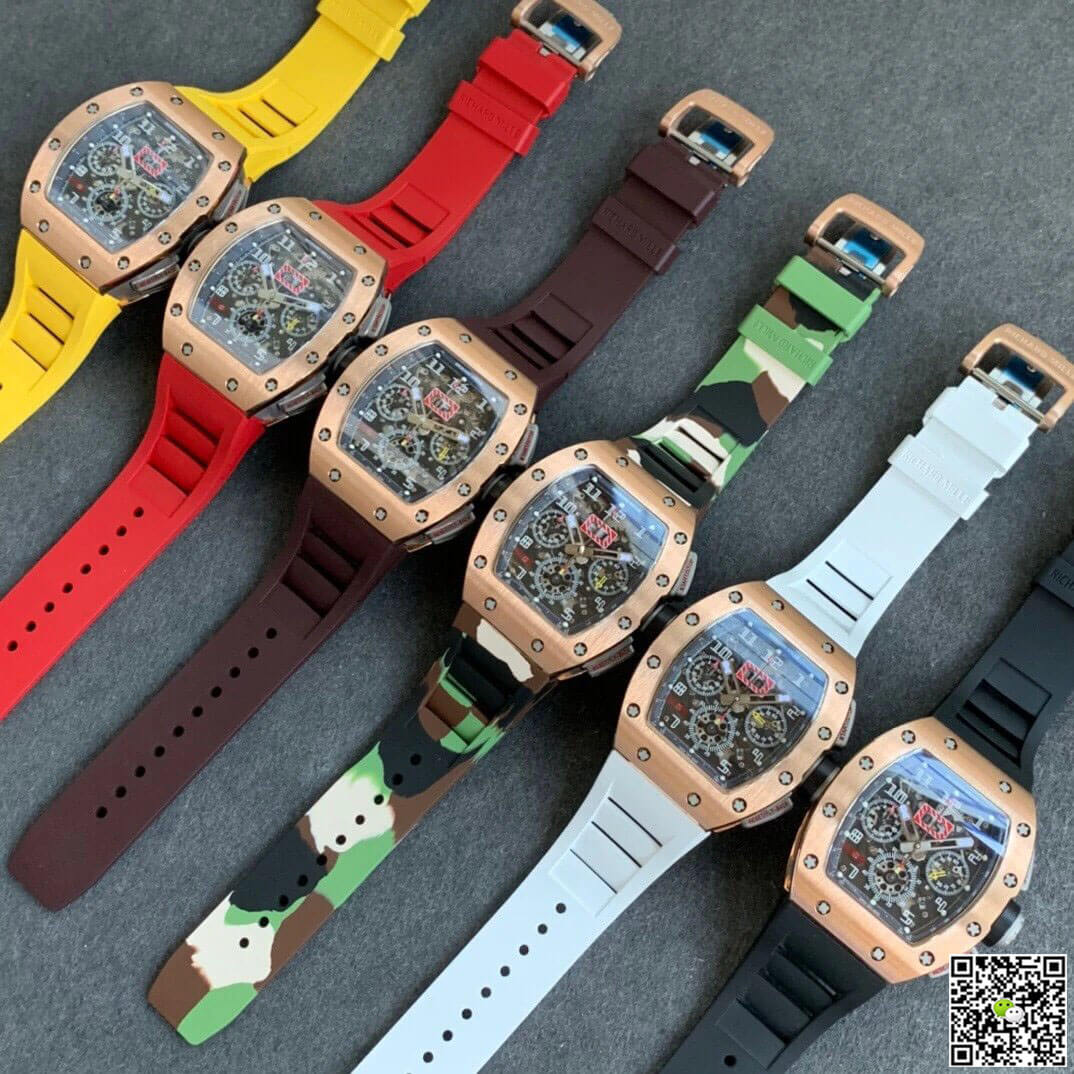 Richard Mille RM11 KV Factory Rose Gold Camouflage Strap