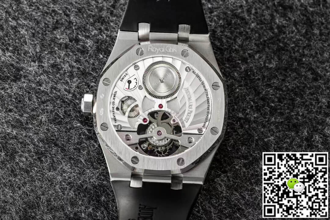 Audemars Piguet Royal Oak Tourbillon R8 Factory V3 Black Rubber Strap