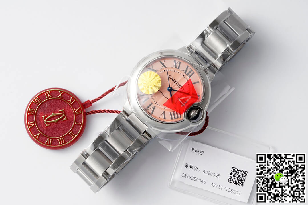 Ballon Bleu De Cartier WSBB0046 33MM AF Factory Pink Dial