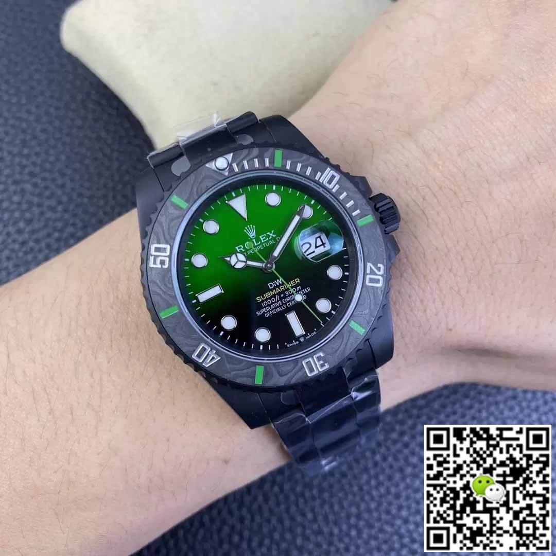 Rolex Submariner VS Factory Carbon Fiber Green Gradient Dial