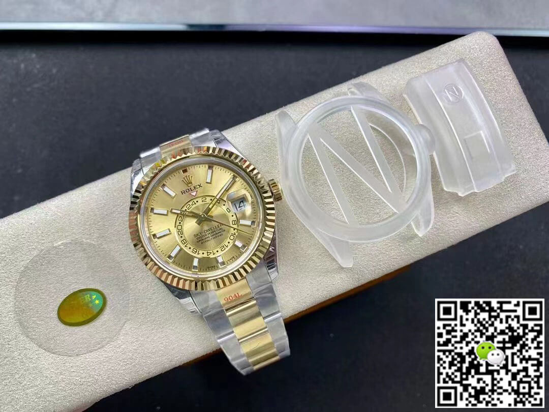 Rolex Sky Dweller M326933-0001 V2 Noob Factory Champagne Dial
