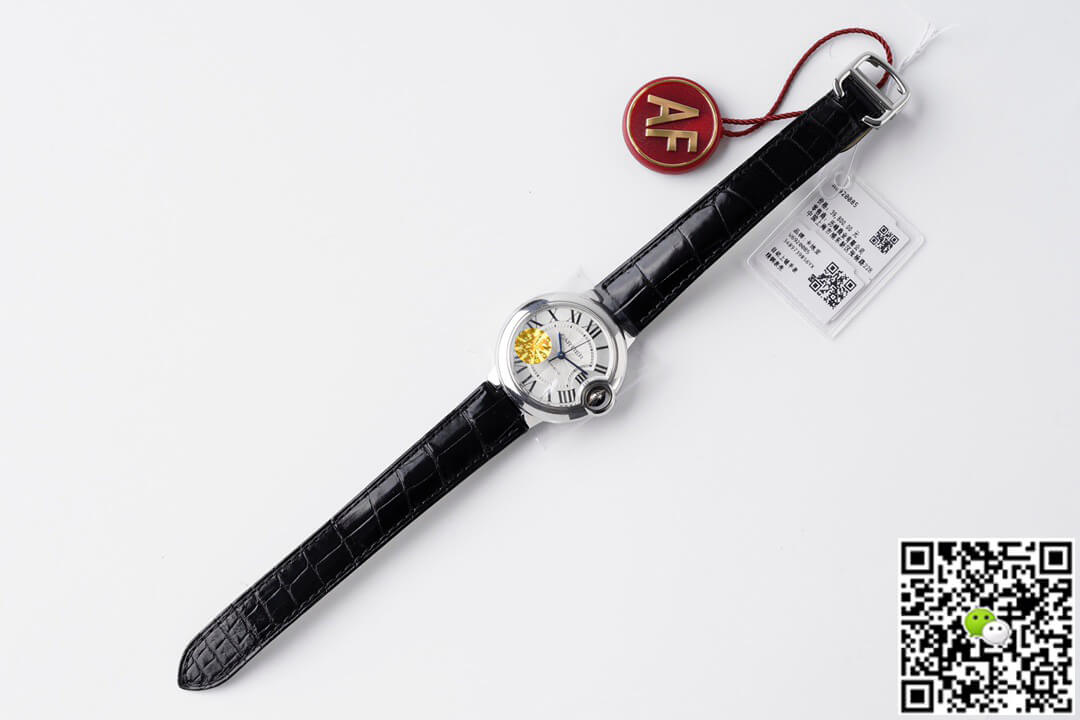 Ballon Bleu De Cartier W6920085 33MM AF Factory Leather Strap