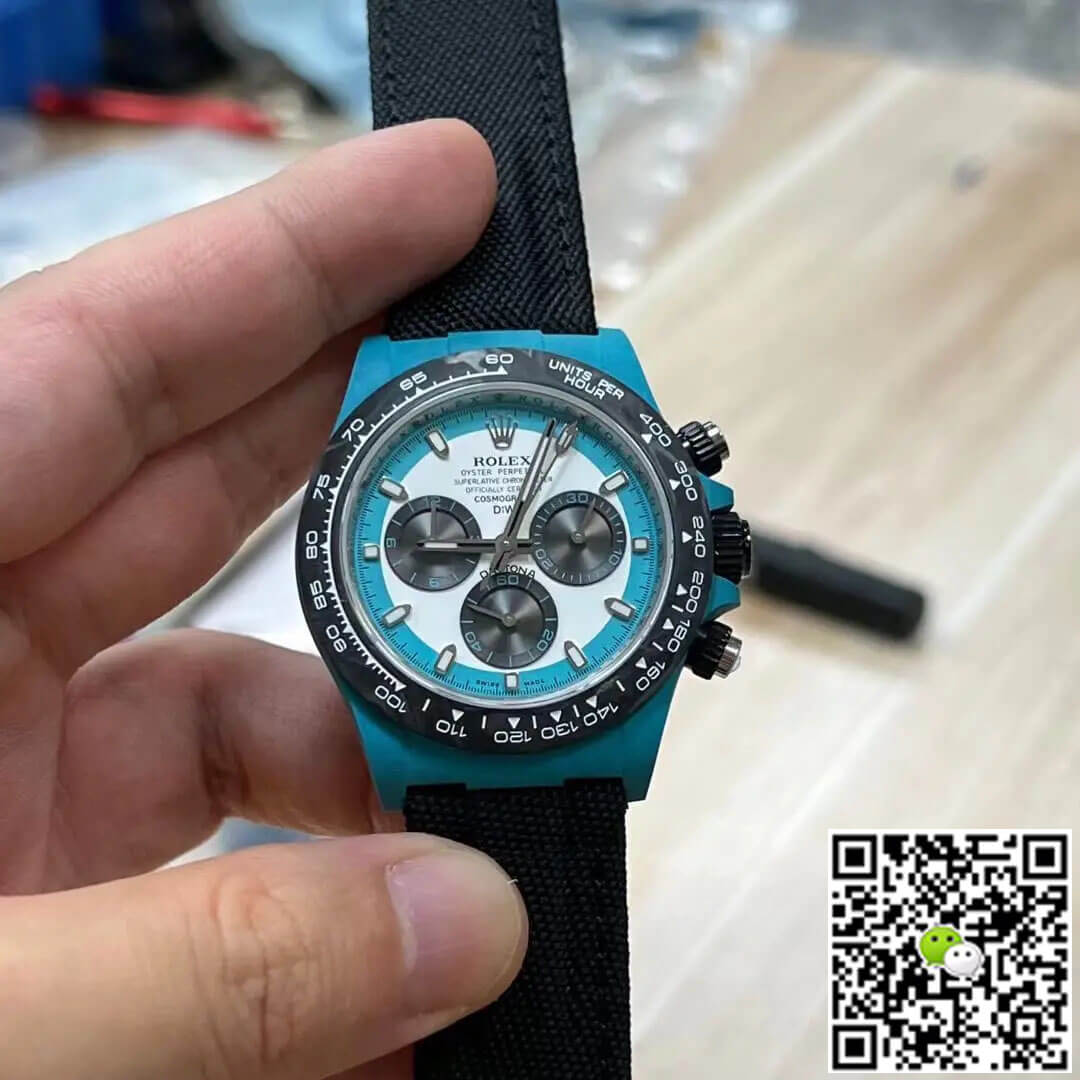 Rolex Daytona Diw Factory NTPT Carbon Fiber Blue Case