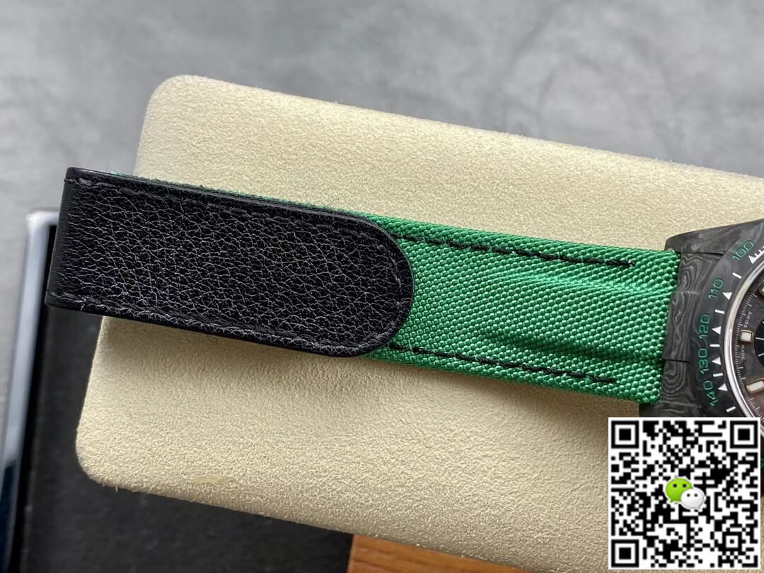 Rolex Daytona Cosmograph Noob Factory Diw Custom Version Dark Green Strap